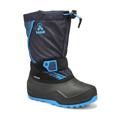 Boys Snowfall P 2 Waterproof Winter Boot - Navy