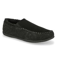 Mens Stark Closed Back Slipper - Black