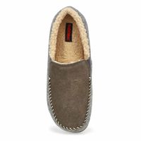 Mens Stark Closed Back Slipper - Grey