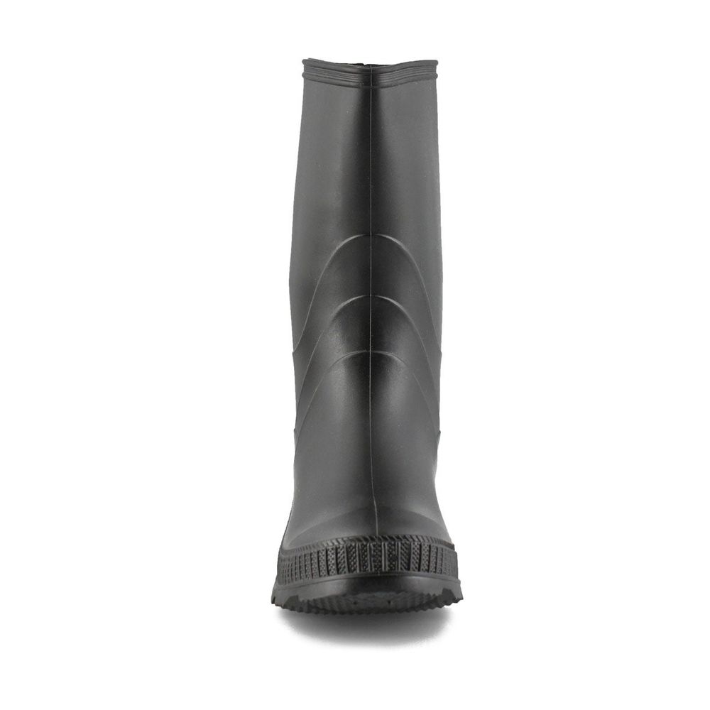 Boys Stomp Waterproof Rain Boot - Black