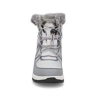 Kids Stormy F Waterproof Winter Boot - Light Grey