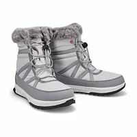 Kids Stormy F Waterproof Winter Boot - Light Grey