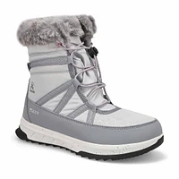 Kids Stormy F Waterproof Winter Boot - Light Grey