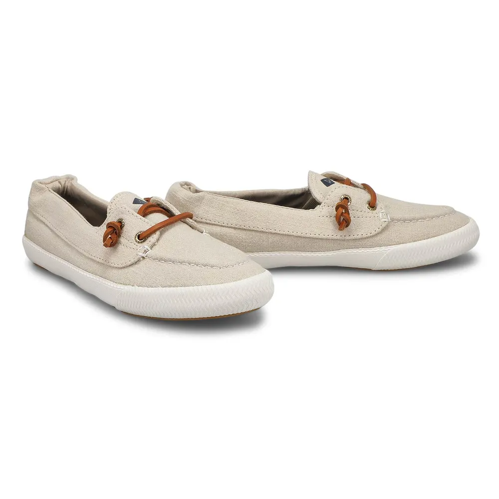 Womens Lounge Away 2 Linen Boat - Natural