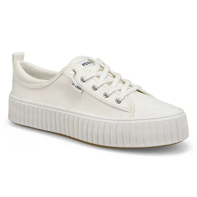 Womens Seacycled Pier Wave Platform LTT Sneaker - White