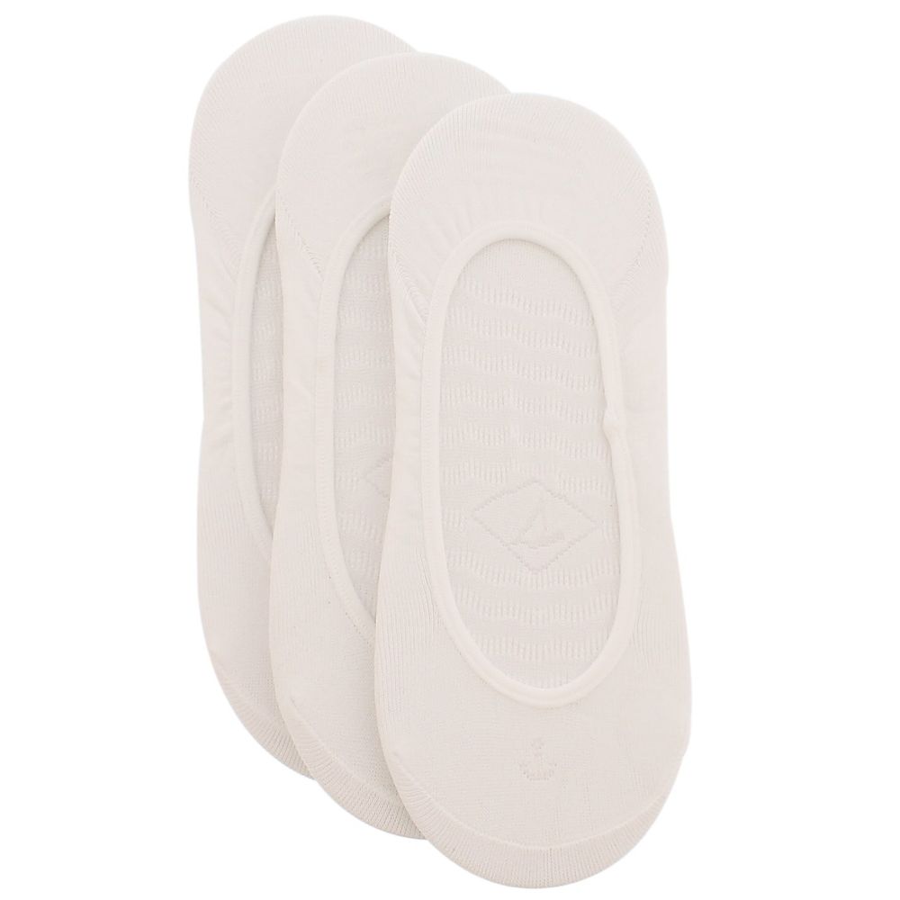 Womens Solid White Micro Liner - 3 pack