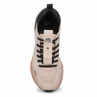 Womens Surge 1 Lace Up Sneaker - Black/Blush