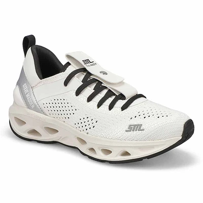 Womens Surge 1 Lace Up Sneaker - White/Silver