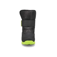 Infants Swift Waterproof Winter Boot - Black/Lime