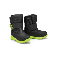 Infants Swift Waterproof Winter Boot - Black/Lime