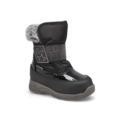 Infants Swirl Waterproof Winter Boot - Black