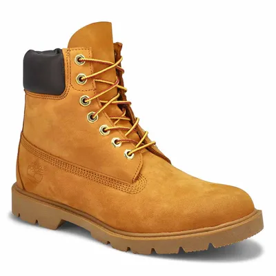 Mens Basic 6" Lace Up Boot - Wheat