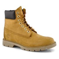 Mens Basic 6" Lace Up Boot - Wheat