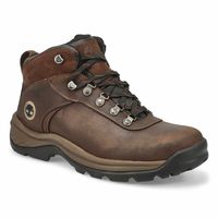 Mens Flume Mid Waterproof Lace Up Ankle Boot - Brown