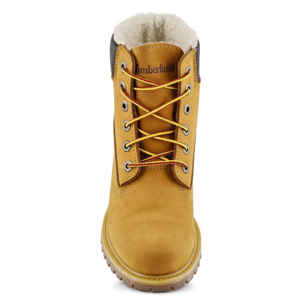 Womens Premium Lined 6" Waterproof Boot - Wheat