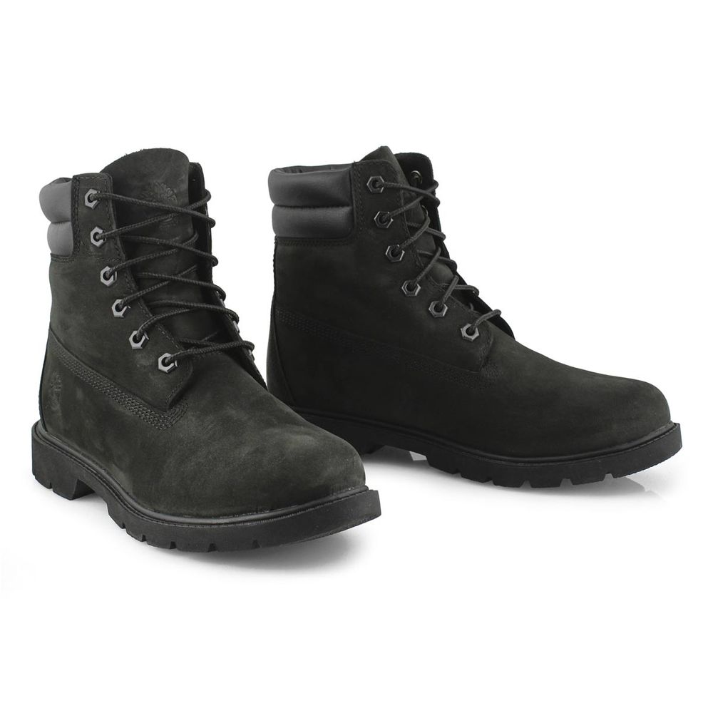 Womens Linden Woods 6" Waterproof Boot - Black