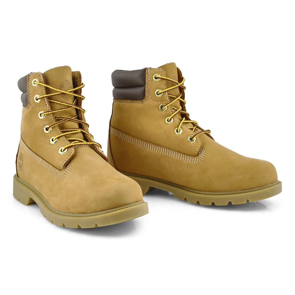 Womens Linden Woods 6" Waterproof Boot - Wheat