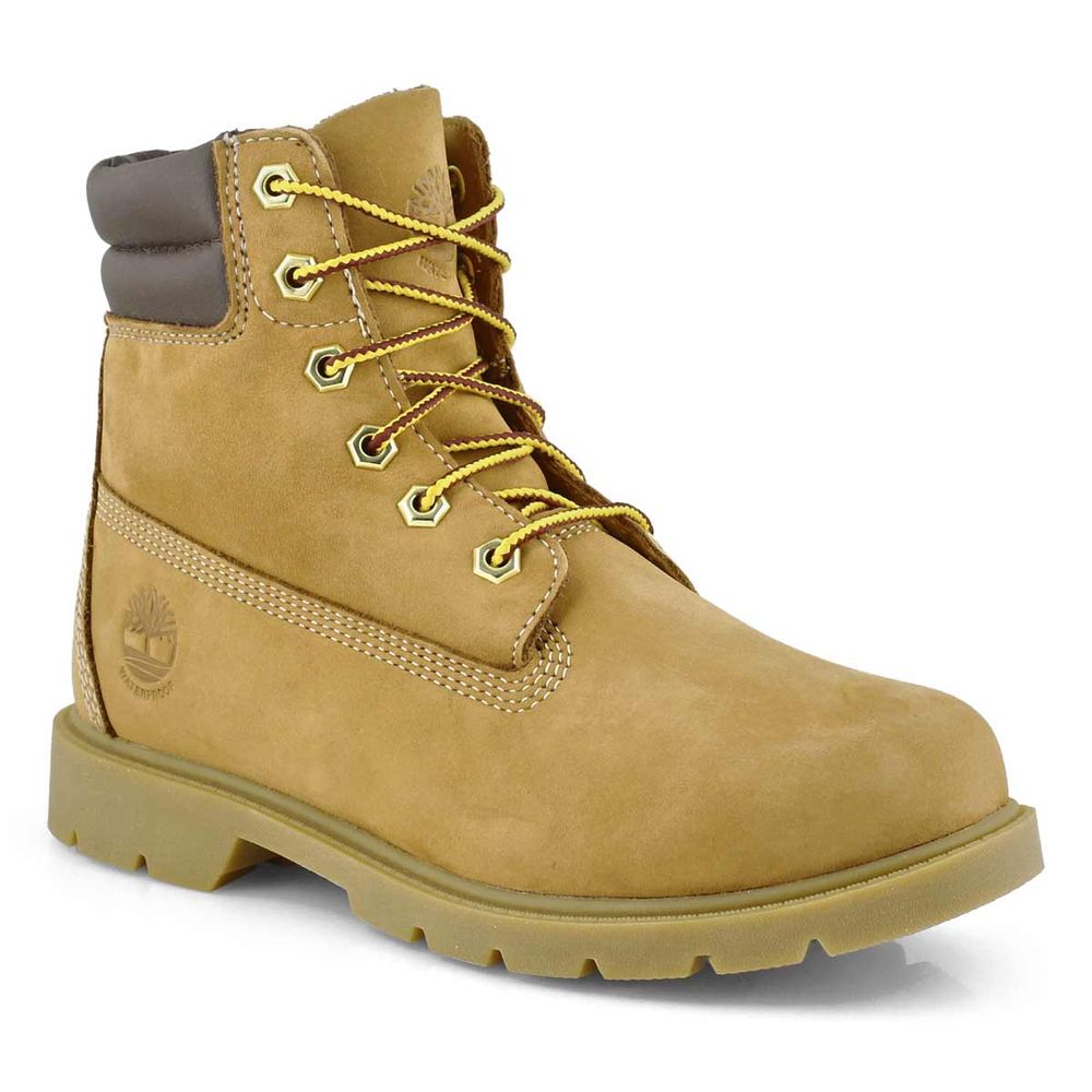 Womens Linden Woods 6" Waterproof Boot - Wheat