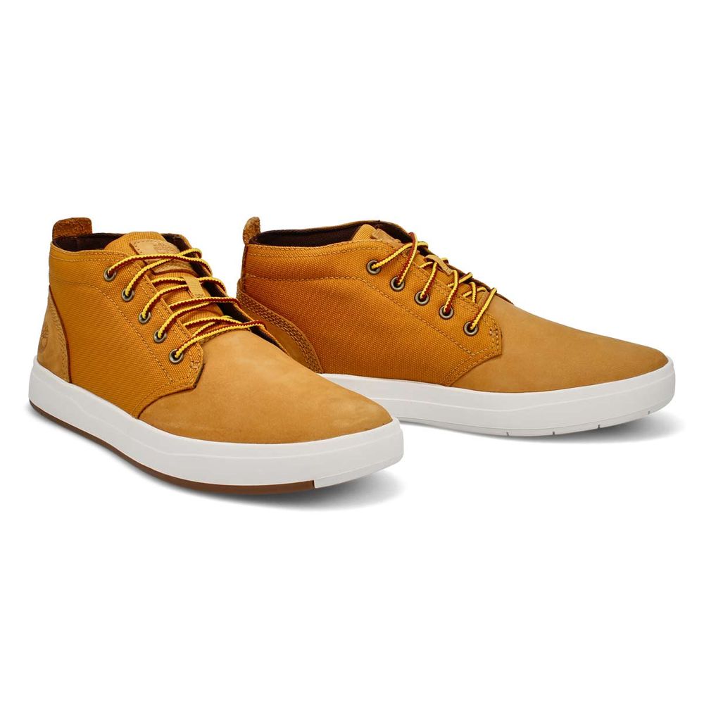 Mens Davis Square Chukka Boot - Wheat