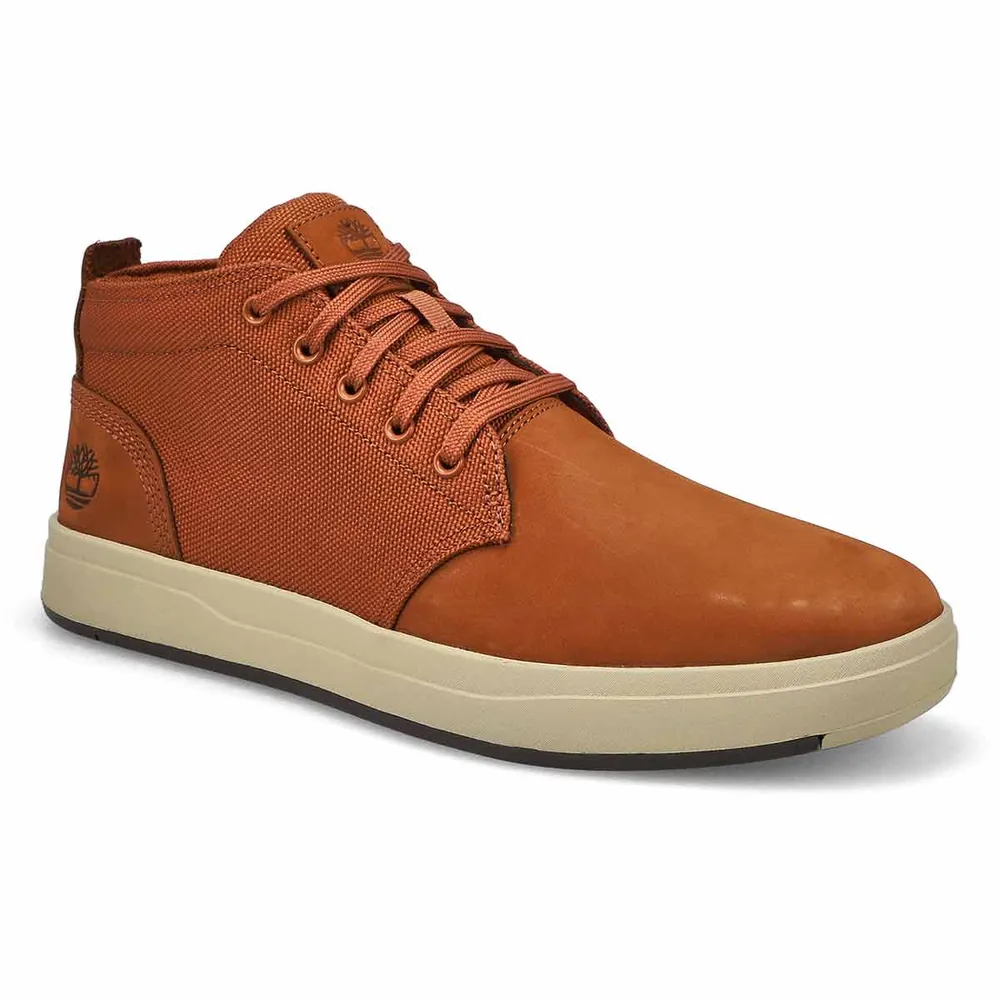 Mens Davis Square Chukka Boot - Rust