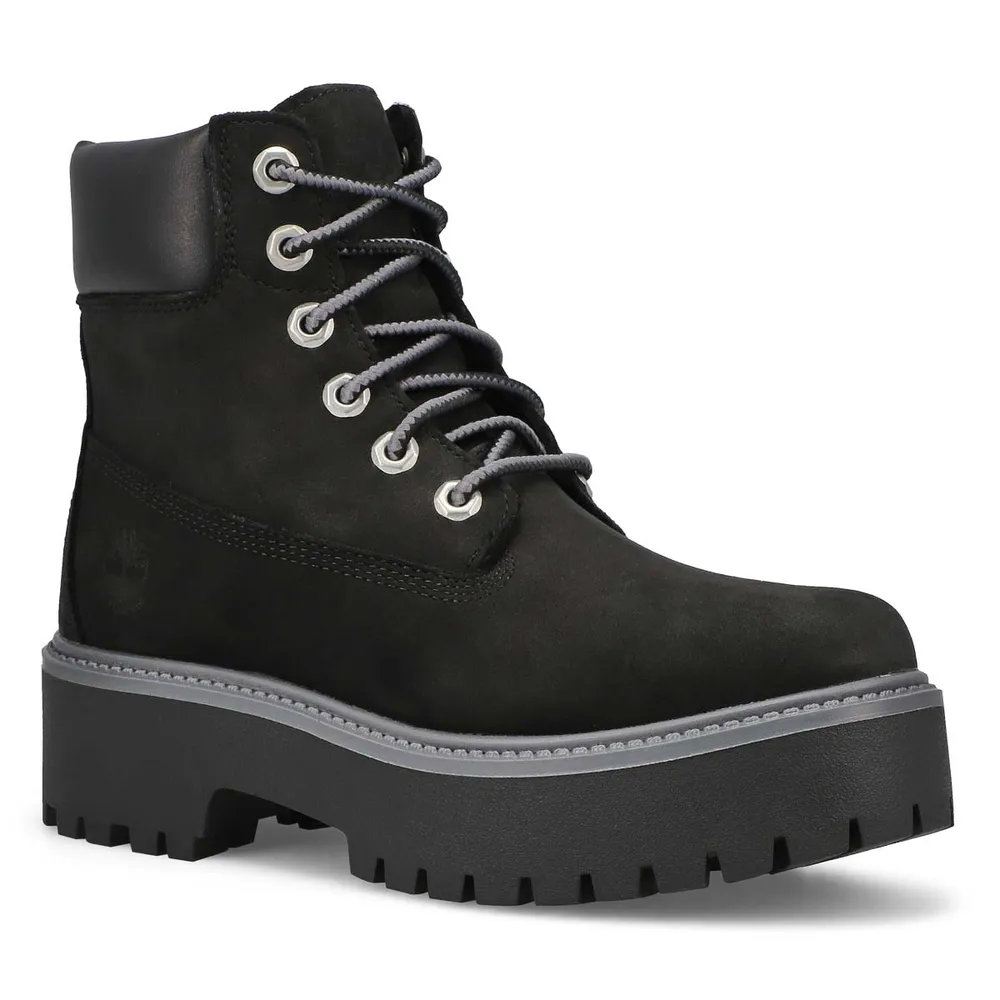 Womens Stone Street Waterproof 6 Inch Boot - Black