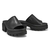 Womens Everleigh Platform Slide Sandal - Black