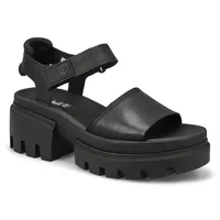 Womens Everleigh Back Strap Sandal - Black