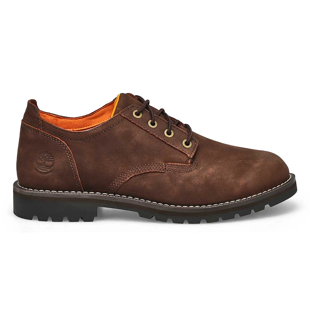 Mens Redwood Falls Waterproof Lace Up Oxford - Dark Brown