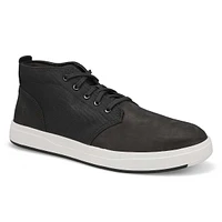 Mens Davis Square Chukka Boot - Black/White