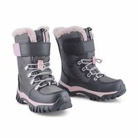 Girls Toasty Waterproof Winter Boot - Charcoal