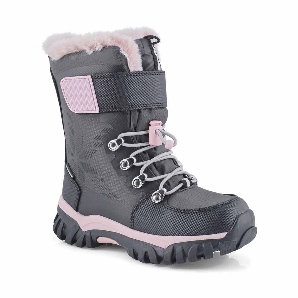 Girls Toasty Waterproof Winter Boot - Charcoal