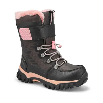 Girls Toasty Waterproof Winter Boot - Charcoal