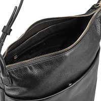 Womens Essential Soft Bucket Bag - Black