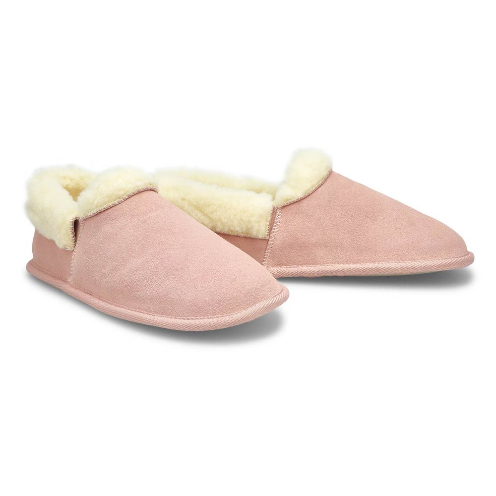 Womens Valkyrie Closed Back Slipper - Pink