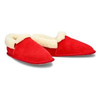 Womens Valkyrie Closed Back Slipper - Red