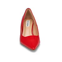 Womens Vivion Patent Dress Heel - Red