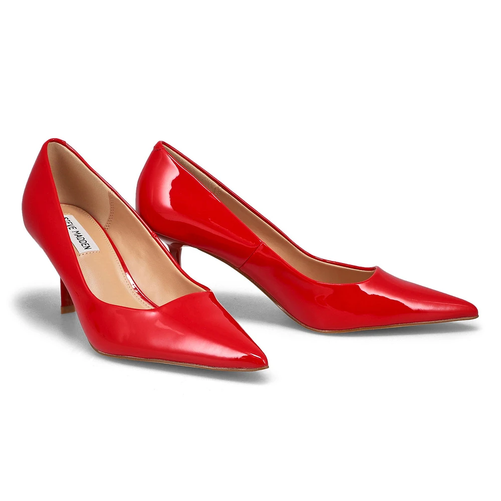 Womens Vivion Patent Dress Heel - Red