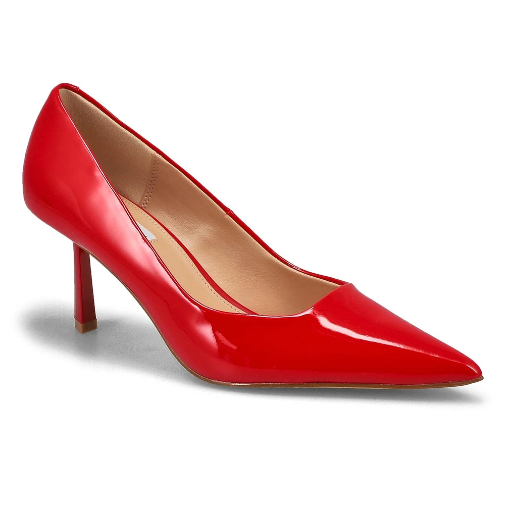 Womens Vivion Patent Dress Heel - Red