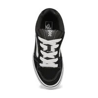 Boys Caldrone Lace Up Sneaker - Black/White