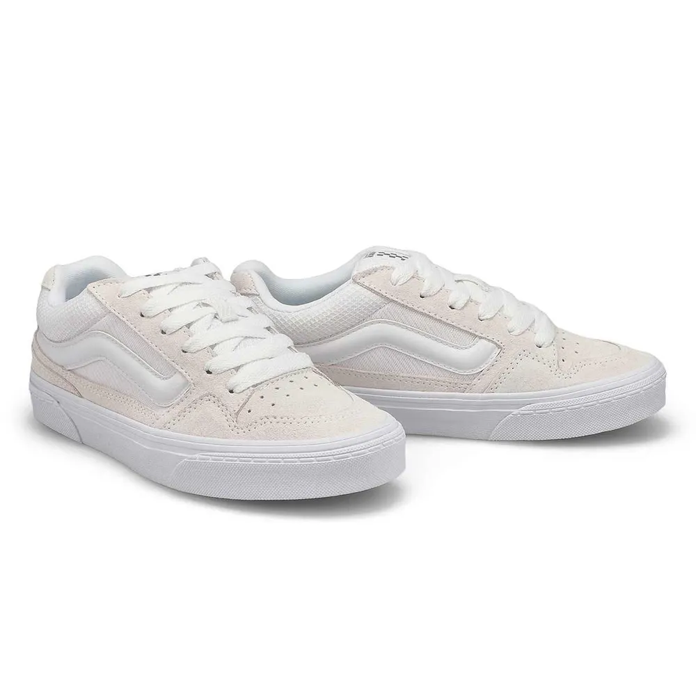 Womens Caldrone Lace Up Sneaker - White
