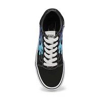 Kids Ward Flame Sneaker - Black/White