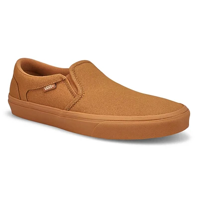 Mens Asher Slip On Sneaker - Mono Brown Sugar