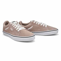 Mens Seldan Suede Lace Up Sneaker - Atmosphere/White