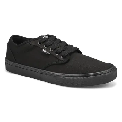 Mens Atwood Canvas Lace Up Sneaker - Black/Black