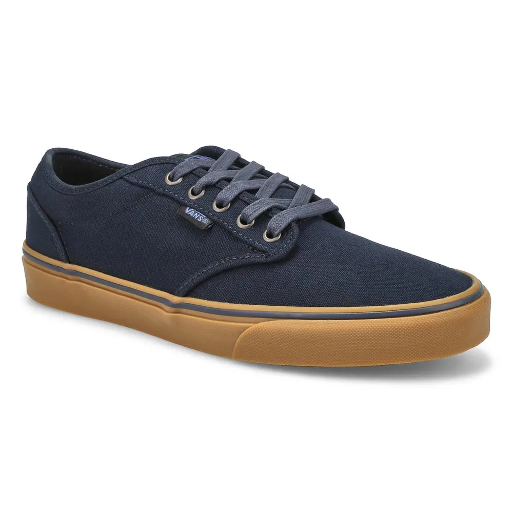 Mens Atwood Canvas Lace Up Sneaker - Navy/Gum