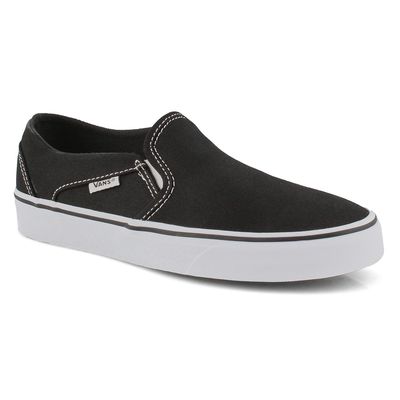 Womens Asher Slip On Sneaker - Black/White