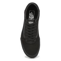 Mens Ward Lace Up Sneaker - Black/Black