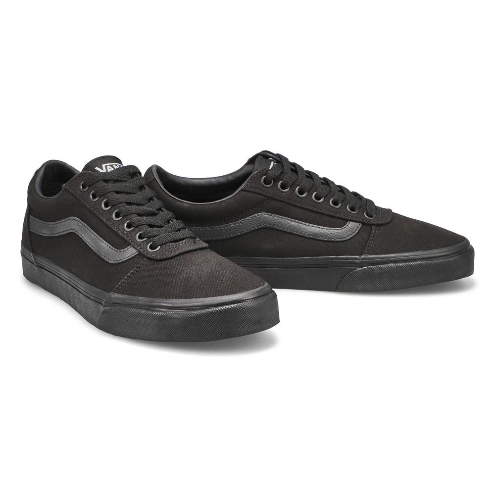 Mens Ward Lace Up Sneaker - Black/Black