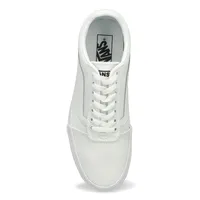 Mens Ward Lace Up Sneaker- White/White