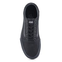 Womens Ward Lace Up Sneaker - Black/Black